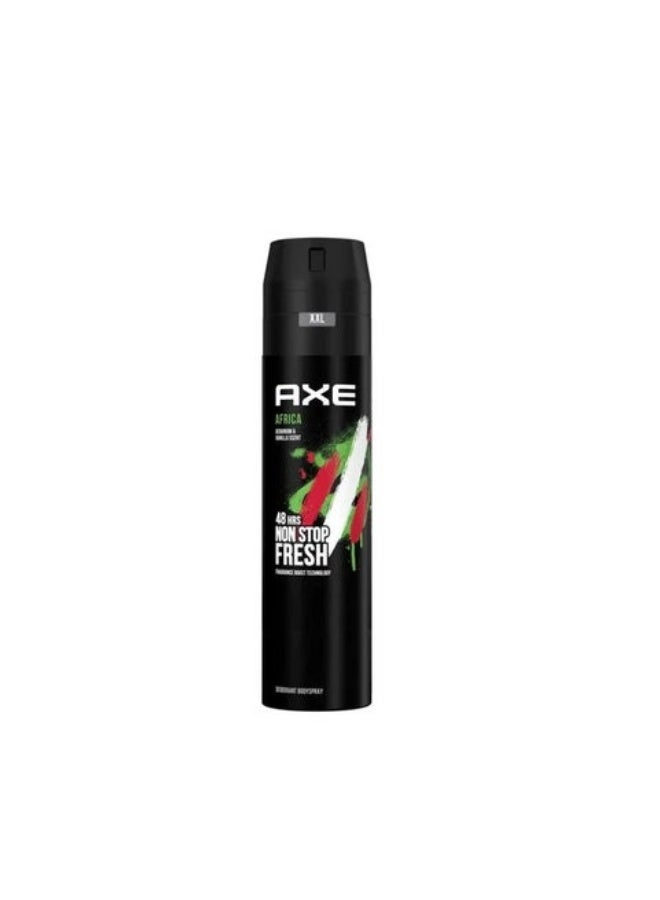 بخاخ مزيل عرق أكس أفريكا (AXE Africa) - 250 مل - عطر التوابل الأفريقية والماندرين